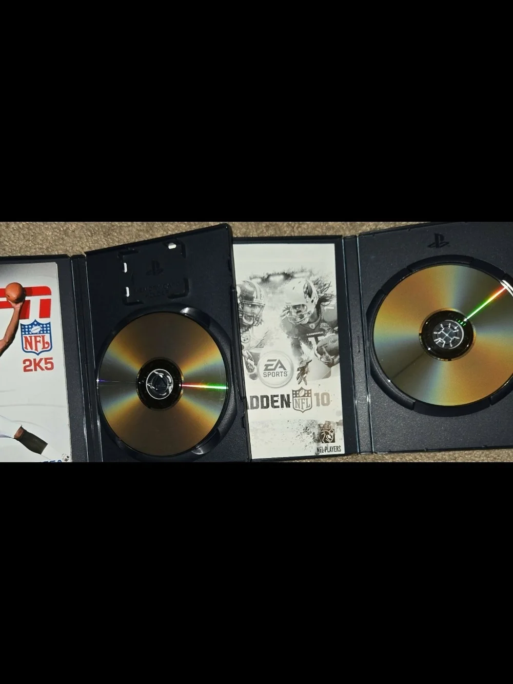Madden, 2k football bundle, tested for ps2.